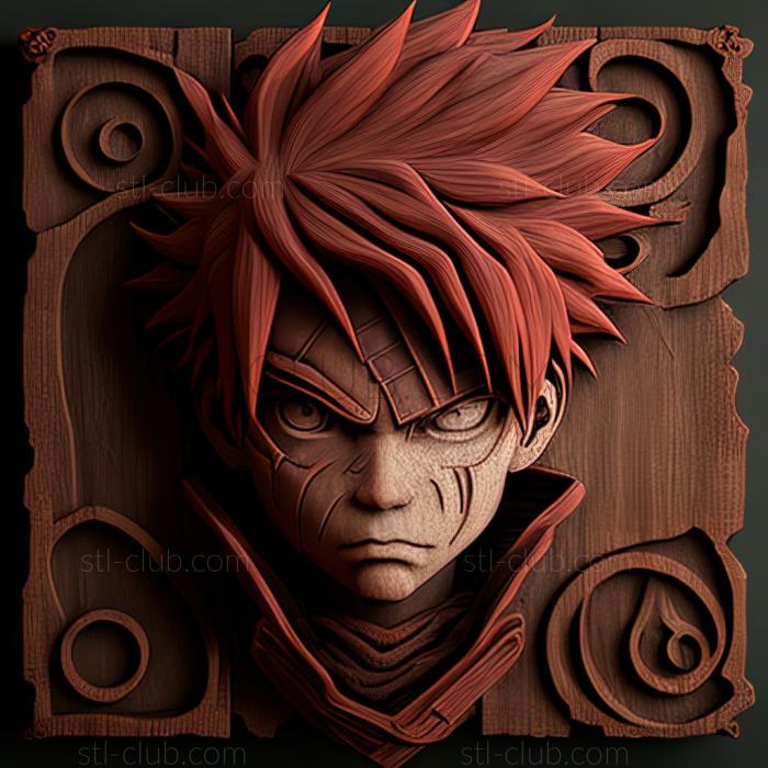 3D model Gaara FROM NARUTO (STL)